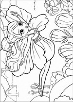 coloring page Barbie Thumbelina